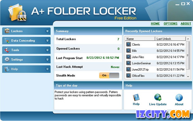 A+ Folder Locker Free Edition